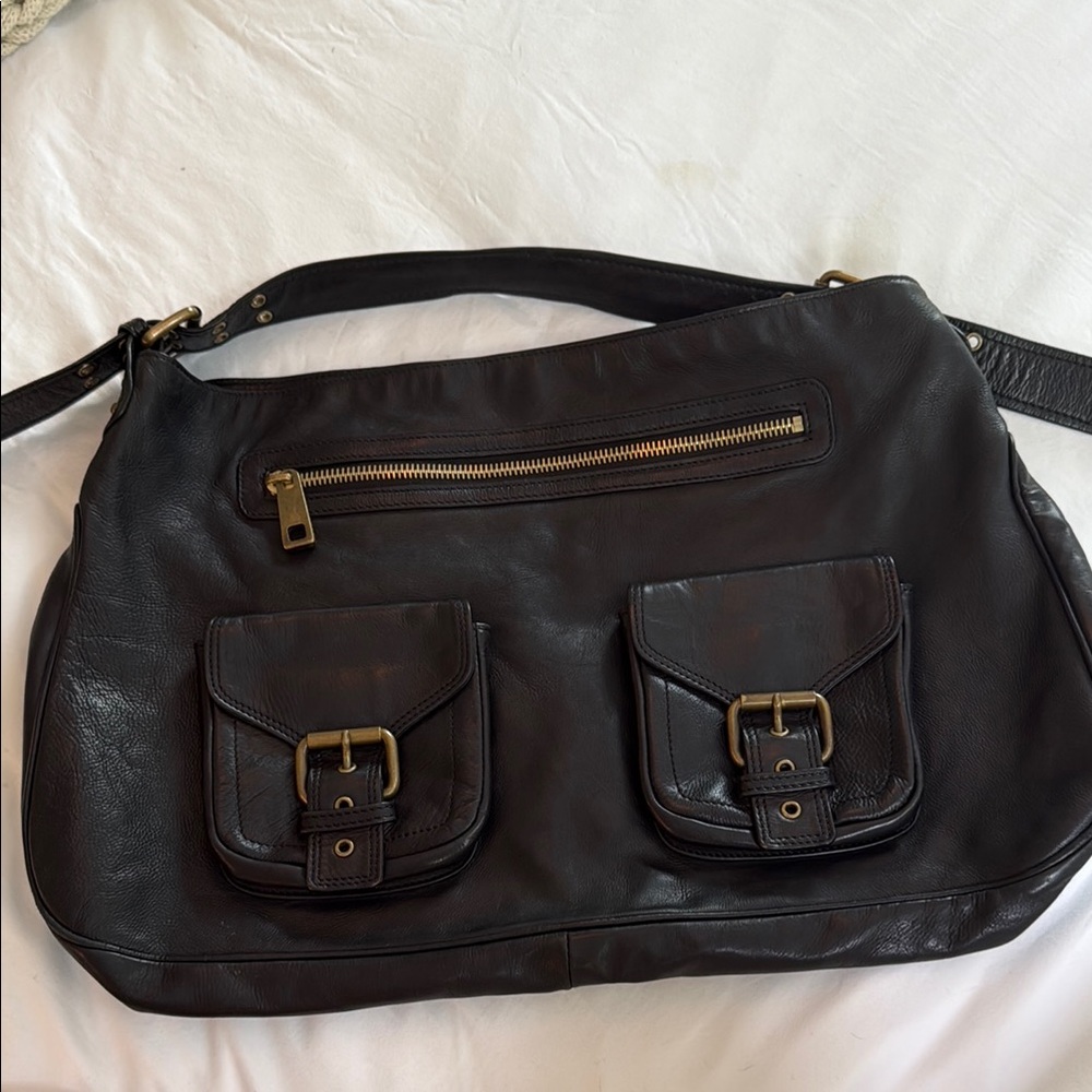 2001 Marc Jacob’s leather bag w/ gold hardware